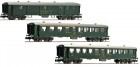 881813 Fleischmann Set of 3 express train cars